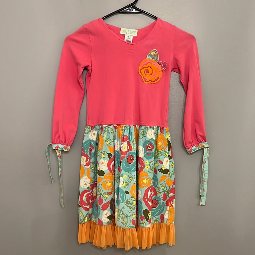 B Lulu Girls Dress Sz 6 Boutique